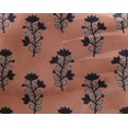thumbnail image 4 of oneOone Georgette Viscose Fabric Leaves & Floral Block Decor Fabric Printed BTY 42 Inch Wide, 4 of 4