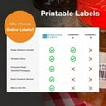 thumbnail image 7 of 4.65 Inch Full-Face CD/DVD Labels & Spine Label - Inkjet/Laser Printer - Online Labels (500 Sheet Pack), 7 of 7