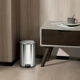 thumbnail image 5 of EKO Essentials Serene 1.3 Gallon Stainless Steel Step Trash Can 5L Wastebasket, 5 of 6