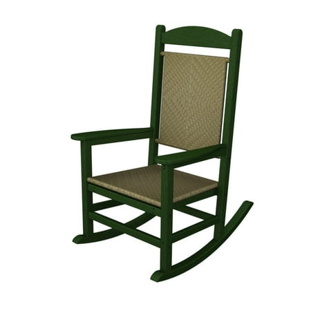 POLYWOOD® Presidential Recycled Plastic Woven Rocker