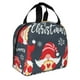 thumbnail image 2 of Easygdp Three Cute Christmas Gnomes Bolsa Térmica Premium - Tela Oxford Impermeable, Gran Capacidad, Bolsillo Frontal, Unisex para Trabajo, Escuela, Actividades al Aire Libre y Picnics, 2 of 8