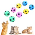 thumbnail image 2 of 12pcs Cute Dog Cat Chew Ball Foam Football Pet Interactive Fetch Play Toy, 2 of 5