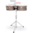 thumbnail image 1 of Timbales LATIN PERCUSSION 14-15 Karl Perazzo Antique Bronze LP257-KP Cafe 30x110x60, 1 of 3
