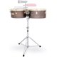thumbnail image 1 of Timbales LATIN PERCUSSION 14-15 Karl Perazzo Antique Bronze LP257-KP Cafe 30x110x60, 1 of 3