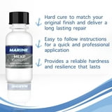 Marine Coat One, Professional Gelcoat Boat Repair Kit, Fiberglass ...