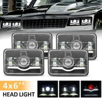 4PCS 4x6'' LED Headlights High-Low Beam W/DRL For 1983-1986 Nissan 720 DOT NEW