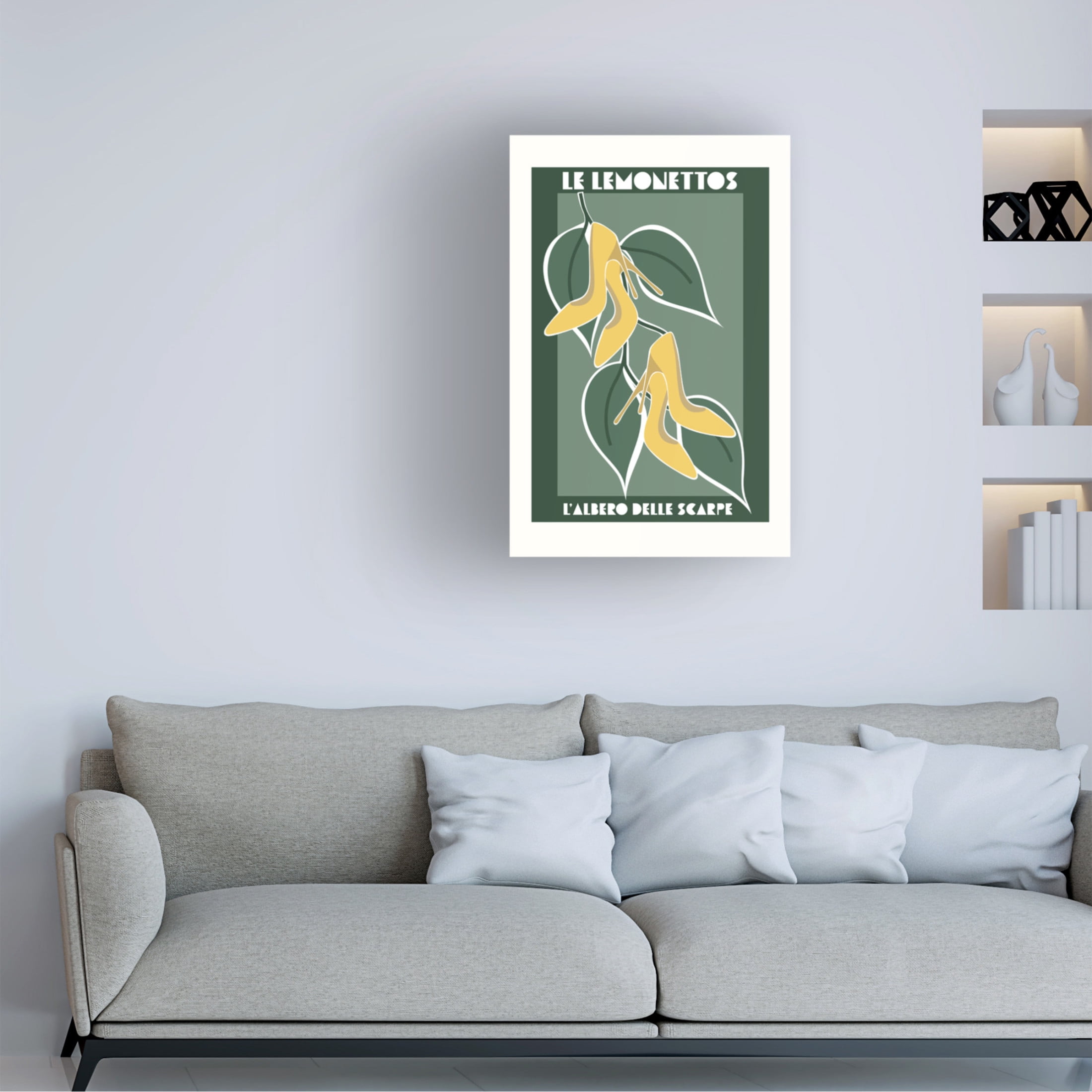 Trademark Fine Art Sarah Manovski Shoe tree 2 Canvas Wall Art