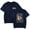 Navy, variant on Mora Album Logo Merch T-shirt Fashion Short Sleeve Men's And Women's Classic Printed Top