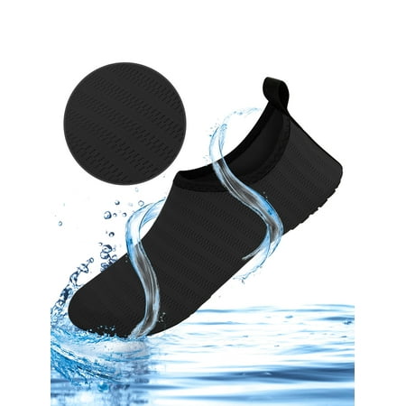 

Men Women Water Shoes Beach Shoes Quick-Dry Flexible Barefoot Water Skin Sports Shoes Slip-on Aqua Beach Shoes Fit Beach Swim Diving Surfing and Yoga Exercise