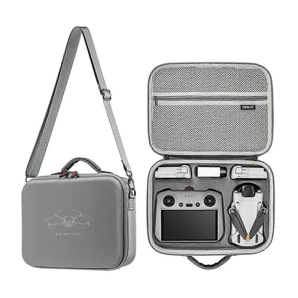 2026 Carrying Case Remote Controlled Helicopter Drone Handbag Silver For DJ Mini 3 Pro 25 23 8 Cm PU Storage Bag