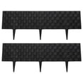 thumbnail image 2 of Lawn Edging Plastic Flexible Stone Look Flower Bed Edging Fence Decorative, 2 of 10