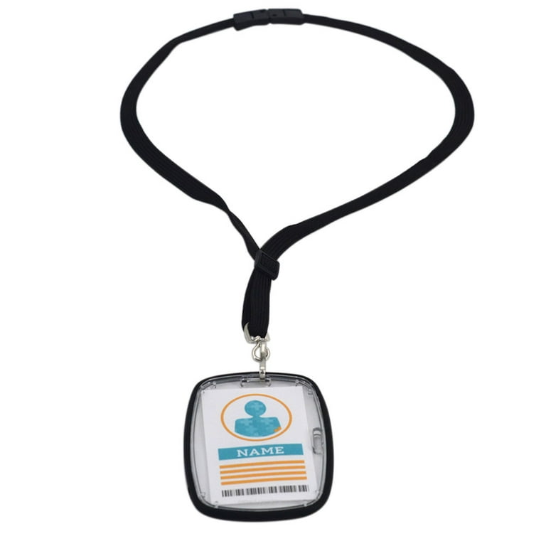 Affordable 1 Inch Recycled PET Lanyards ID Badge Holder