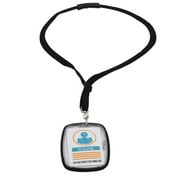 (4 pack) PG Safety Lanyard, Black, 1 Count