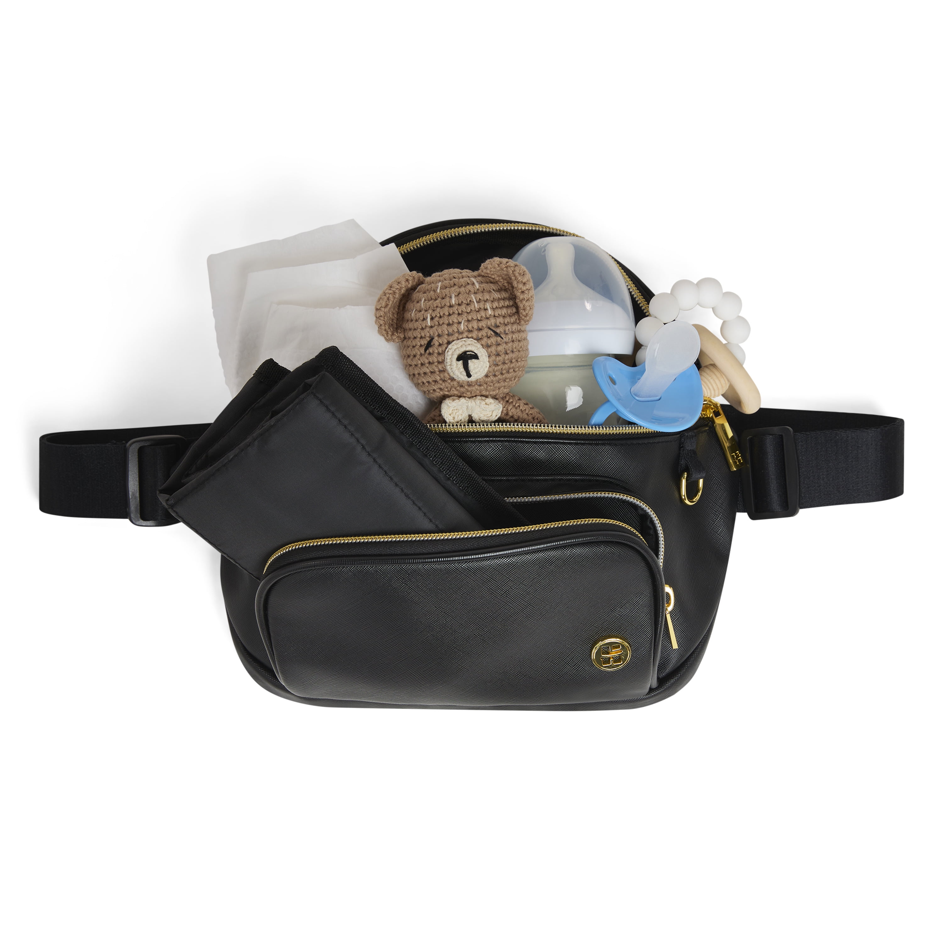 Huggies Cross Body Diaper Bag, Black