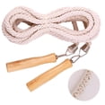 thumbnail image 3 of Wosthever Cuerdas de saltar holandesas dobles con mango de madera Cuerda de saltar larga multifuncional Cuerdas de resistencia al desgaste Ropa Deportiva, Zapatos, 3 of 6