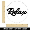 thumbnail image 2 of Relax Fun Text Rubber Stamp for Scrapbooking Crafting Stamping - Mini 1/2 Inch, 2 of 7