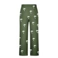 thumbnail image 5 of Pantalones largos para hombre, cintura elástica, transpirables, cómodos, suaves, informales, de playa, de poliéster., 5 of 5