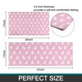 thumbnail image 7 of Pink Cute French Bulldogs Kitchen Rugs Sets Of 2,Anti Fatigue Kitchen Mat Rugs Non Slip Washable,Decorative Kitchen Floor Mats for Kitchen,Sink,Laundry,17"x30"+17"x47", 7 of 7