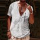 thumbnail image 2 of Playeras De Bambu Para Hombre, Camisetas Con Estampado De Manga Corta A La Moda Para Hombre, Camisetas Casuales Con Cierre Digital 3D, Camisetas De Verano Para Hombre, 2 of 4