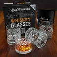 thumbnail image 6 of Aged & Charred Premium Crystalline Whiskey Glasses Set of 4 - Sophisticated Design for Scotch, Bourbon & Whisky Enthusiasts - Elegant Gift Box, 6 of 6