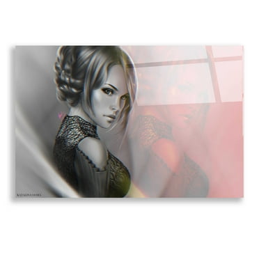 Epic Art 'Keelan' by Katalina, Acrylic Glass Wall Art, 24"x16"