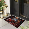 thumbnail image 6 of Seyotauo Christmas Doormat 15.7x23.6 Inch Rug Non-Slip Washable for Entryway Indoor Small Kitchen Rugs Soft Bathroom Rugs Christmas Tree Animals Print Holiday Decor Low-Pile Door Mat, 6 of 6