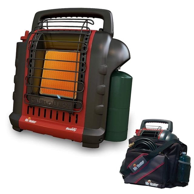 Calentador portátil Buddy Mr. Heater F232000 con bolsa de transporte