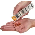 thumbnail image 5 of MEDca 7-Day Pill Organizer, Weekly Medicine & Vitamin Storage Case, 4 Pack, 5 of 7