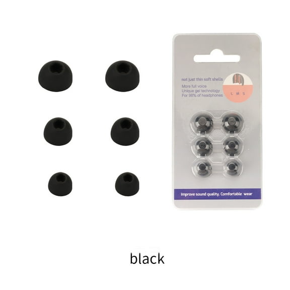 Eartips Earbuds Tips Earphone Kits Cover Replacement 6PCS Silicone Replacement Ear Tips for CMF by Nothing Buds Pro 2 Earbuds, Soft Noise Isolation Earbud Tips Cover