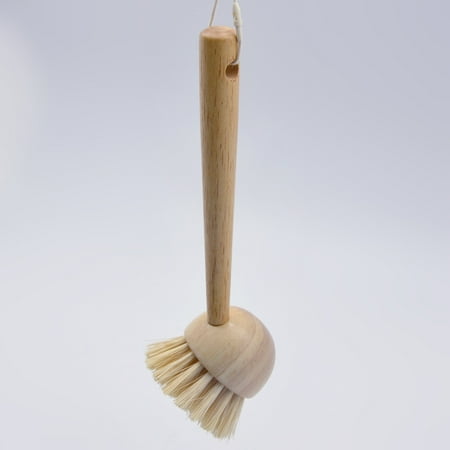 

Gelide Solid Wood Pan Brush White Brown Silk Washing Dishes Do Not Drop Crumbs Cleaning Pan Brush Long Handle