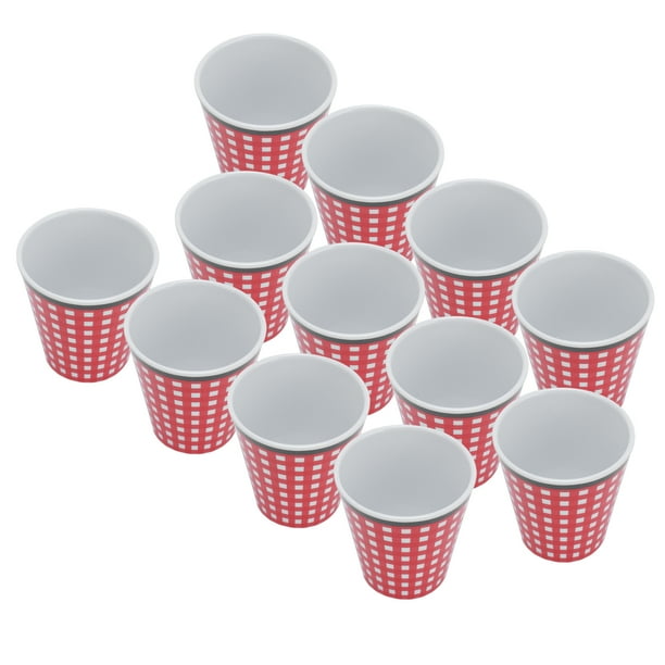Taza de té, taza de melamina de 12 piezas, taza para bebida de leche, bebida, durabilidad probada en el tiempo