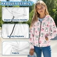 thumbnail image 6 of chaqlin Koala Sweatshirts for Girls 11-13 Trendy Y2K Zip up Hoodies Strawberry Long Sleeve Hoodie Jacket Kids Pullover Top with Pockets, 6 of 7