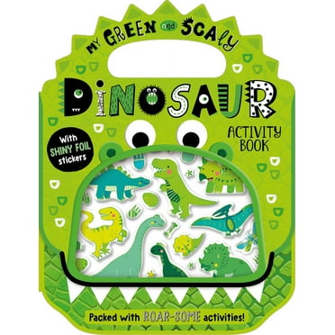 Shiny Stickers My Green and Scaly Dinosaur Activity Book, (Paperback)