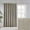 taupe + Polyester, variant on Holaki Extra-Wide Printed Heathered Blackout Window Patio Panel for Ultimate Light Blockage and Privacy in Stylish Design