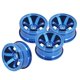 thumbnail image 1 of Llantas de aleación de aluminio y metal 4x 5-6 radios para escala 1/10 en coche Azul Sunnimix Llanta de rueda de coche RC, 1 of 8
