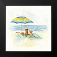 thumbnail image 2 of Swatland, Sally 20x20 Black Modern Framed Museum Art Print Titled - Dog Days of Summer I, 2 of 5