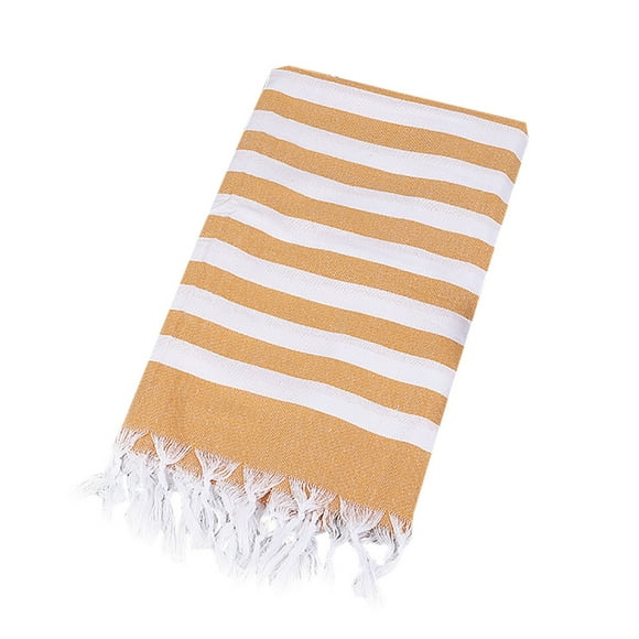 Giyblacko Four-Piece Bed Set Turkish Cotton Bath Beach Spa Sauna Yoga Fringed Jacquard Towel