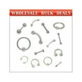 thumbnail image 2 of Basic Piercing Body Jewelry Surgical Steel Package of 300, 2 of 3