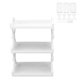 thumbnail image 2 of Estante de almacenamiento montado en la pared multiusos innovador estilo simple estante de almacenamiento de pared multicapa para baño cocina blanco 3 capas, 2 of 10
