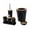 Black, variant on Bathroom Accessories Set/ Housewarming Gift/ Toilet Brush Toothbrush Cup Vanity Tray Bath Accessory Complete Set/ 7 Pieces Set for Household Black