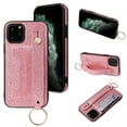 thumbnail image 6 of iPhone 11 Pro Max Case Wallet, Allytech Glitter PU Leather Kickstand Cards Holder Wrist Strap Back Covers Cases for Apple iPhone 11 Pro Max 6.5 Inch 2019, Rosegold, 6 of 6
