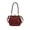 Red, variant on Vintage PU Leather Crossbody Bag for Women, Multi-Functional Kiss Clasp Purses and Handbags for Work Travel (Red)