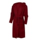 thumbnail image 2 of Fleece Bathrobe Women Dressing Gown Hooded Towling Bath Robe Nightwear4XL, 2 of 4