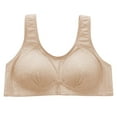 thumbnail image 5 of Uqiangy Racerback Bras for Women Women's Bras Bra for Plus Size Women Bras for Women Running Girl Sports Bras for Women Pushup Bra No Underwire Beige L, 5 of 8