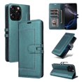 thumbnail image 1 of Premium Wallet Case for iPhone 16 Pro with Card Slots & Kickstand, Flip Cover Green, 1 of 7