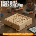 thumbnail image 6 of Sterling Games Wooden Labyrinth with 3 Swappable Boards Wooden Tilt Puzzle for Kids, 6 of 12