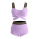 thumbnail image 5 of Trajes de baño para mujer, conjunto de traje de baño camisola sin espalda de color sólido informal y de moda para mujer, trajes de baño para mujer, trajes de baño para mujer, traje de baño para mujer,, 5 of 6