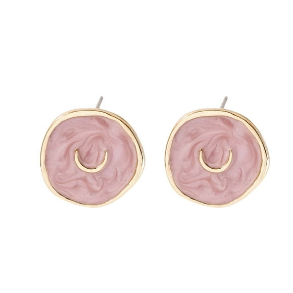 Fiudx Pendientes Dream Star, Exquisito Diseño de Aleación con Gotas de Aceite, Elegantes Pendientes de Cobre Bañados En Oro, Incrustaciones de Precisión Pulidas, Accesorio de Moda, Ideal para Cualqui