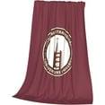 thumbnail image 3 of St Bonaventure University Logo Queen Blanket Lightweight Blanket for Bed, Sofa Microplush - Ultra Soft Warm Blanket, 3 of 6