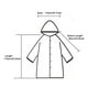 thumbnail image 4 of Poncho de lluvia Impermeable Yinane para Mujer Chaqueta larga con bolsillos y cinturón, 4 of 8
